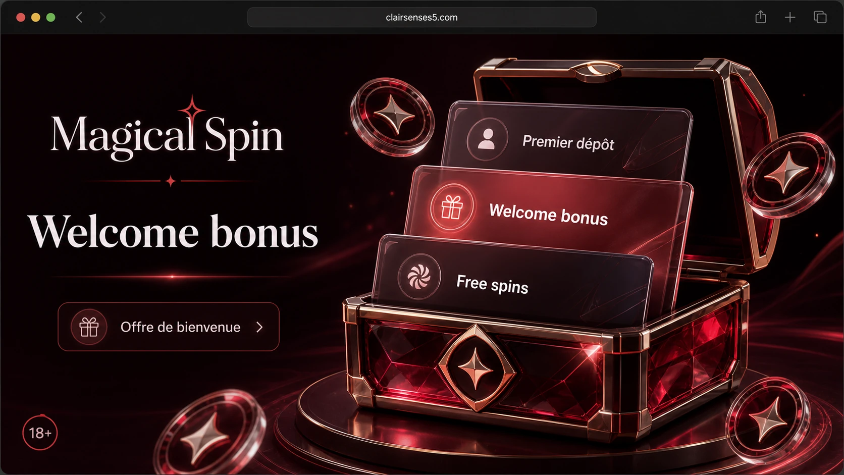 Magical Spin Welcome Bonus – Jusqu’à 1000€ ?