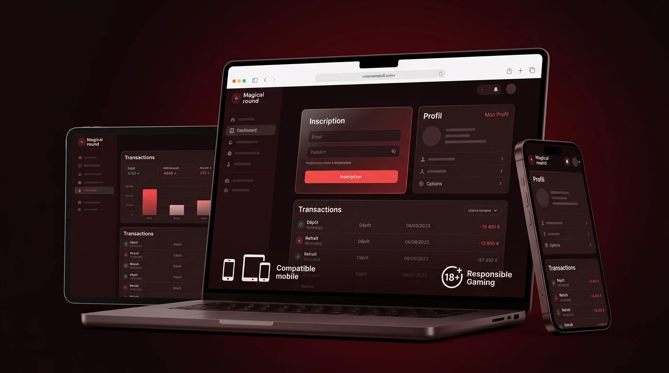 Magical Spin – aperçu de la plateforme