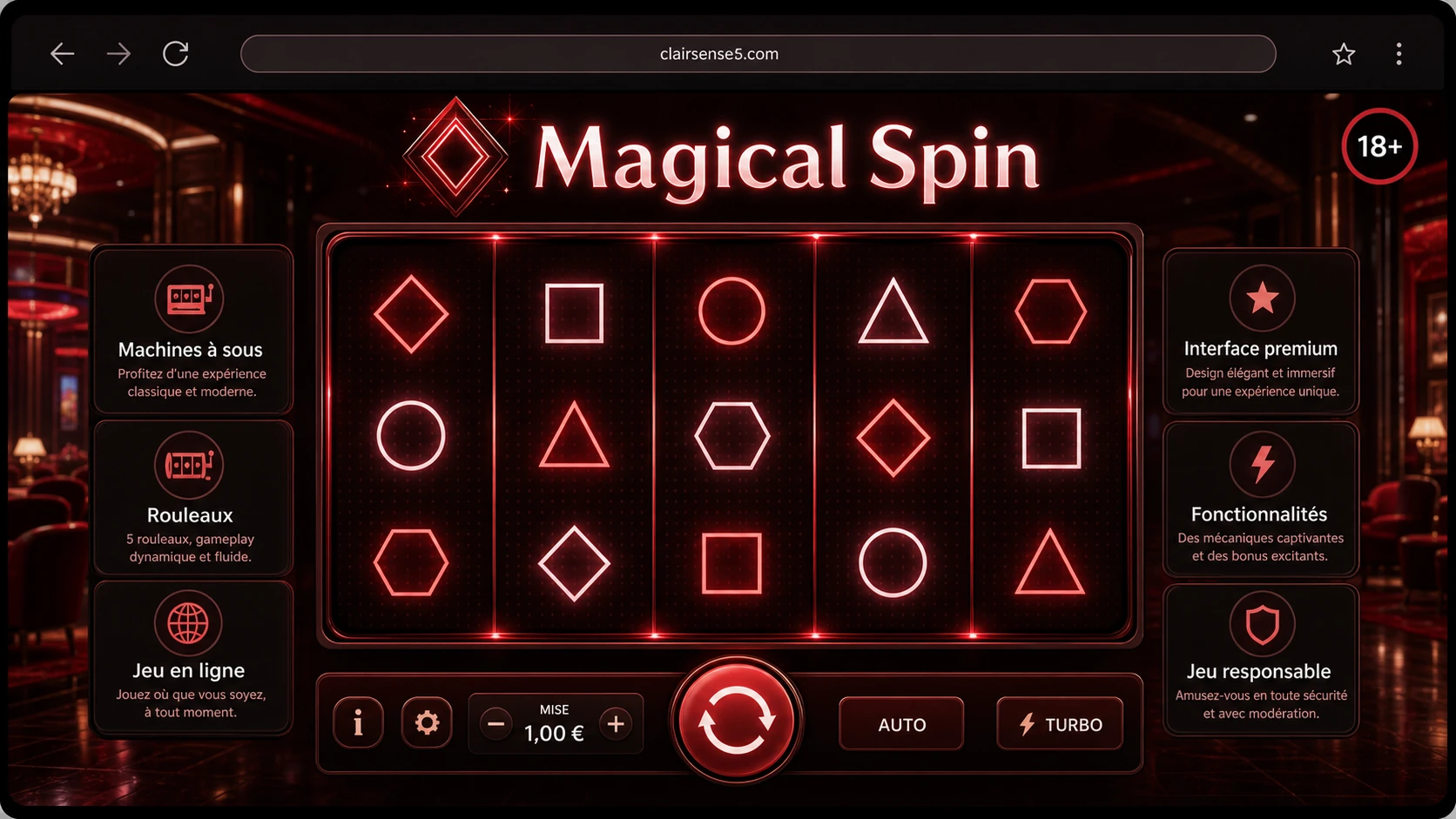 Présentation des magical slots